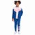 Conjunto Puma - Agasalho esportivo, calça legging e Camiseta - Azul/ Rosa/ Branco - Imagem 2