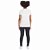 Conjunto Puma - Agasalho esportivo, calça legging e Camiseta - Preto/ Rosa Neon/ Branco - Imagem 7