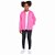 Conjunto Puma - Agasalho esportivo, calça legging e Camiseta - Preto/ Rosa Neon/ Branco - Imagem 2