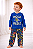 Pijama de inverno Carter's (Algodão/ Fleece) - Dinossauros - Imagem 1