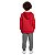 Conjunto Tommy Hilfiger - Casaco com capuz e calça - Vermelho e cinza - Imagem 4
