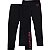 Kit Calças legging, em algodão - Preto/ rosa - Imagem 1