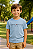 Camiseta Infantil Tommy Hilfiger em Algodão – Azul Hilfiger Logo - Imagem 1