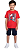 Conjunto Tommy Hilfiger - Camiseta e short - Vermelho/ Azul - Imagem 1