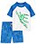 Conjunto Infantil Praia e Piscina Carter’s – Camiseta UV + Sunga/Short Estampa Dinossauro Nadador - Imagem 1
