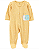 Pijama/Macacão Carter's, de algodão - Amarelo/ Caramujo - Imagem 1