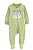Pijama/Macacão Carter's, de algodão - Verde/ Raposa - Imagem 1