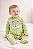 Pijama Carter’s Macacão de Algodão com Zíper e Pezinhos – Verde/ Raposa - Imagem 1