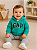 Casaco de Moletom Infantil GAP com Capuz, Zíper Frontal e Bolso Canguru - Verde - Imagem 2