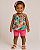 Conjunto Carter's - Bata de linho e short - Floral - Imagem 1