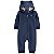 Macacão de inverno Carter's (moletom) - Urso/ Azul - Imagem 1