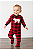 Pijama/Macacão de inverno Carter's (Plush/ Fleece) - Xadrez/ Urso Polar - Imagem 2