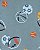 Kit de bodies Carter's - 5 bodies - Bolas/ Transportes - Imagem 2
