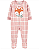 Pijama/Macacão de inverno Carter's (Plush/ Fleece) - Raposa/ Xadrez - Imagem 1