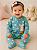Pijama/Macacão de inverno Carter's (Plush/ Fleece) - Coelho/ Verde - Imagem 1