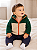 Conjunto Carter's de inverno - Agasalho, body e calça - Verde/ Laranja - Imagem 1