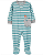 Pijama/Macacão de inverno Carter's (Plush/ Fleece) - Dinossauro/ Listrado - Imagem 1