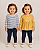 Conjunto Carter's - 2 blusas e calça - Amarelo/ Azul* - Imagem 1
