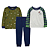 Conjunto Carter's - 1 agasalho, 1 camiseta de manga longa e calça - Dino - Imagem 1