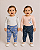 Conjunto Carter's - 2 Bodies de manga longa e 2 calça de algodão - Borboletas/ Rosa* - Imagem 1