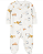 Pijama/Macacão Carter's, de algodão - Transportes/ Branco - Imagem 1