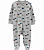 Pijama/Macacão Carter's, de algodão - Transportes/ Cinza - Imagem 1
