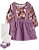 Conjunto Carter's - Salopete, camiseta e meia-calça - Floral/ Gatinho - Imagem 1