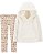 Conjunto Carter's - Agasalho e calça legging - Branco/ Florido - Imagem 1