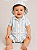 Conjunto Carter's - Romper e chapéu - Azul/ Branco - Imagem 1