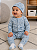 Conjunto Carter's - Pijama, touca e meias - Dogs/ Azul - Imagem 1