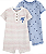 Conjunto Carter's - 2 rompers - Barcos/ Coqueiro - Imagem 1
