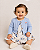 Conjunto Carter's - Body vestido e casaco - Flores - Imagem 1