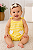 Romper / Macacão Carter’s Algodão de alcinha – Amarelo/ Coração - Imagem 1