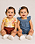 Conjunto Carter's - 1 Body, 1 bata e 2 shorts - Jeans/ Borboleta - Imagem 2