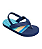 Chinelos Carter's - Listrado/ Azul - Imagem 1