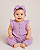 Conjunto para bebê 2 peças - Macacão + faixa Lilás | Carter's - Imagem 2