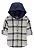 Camisa flanelada com capuz Carter's, manga longa - Xadrez - Imagem 1