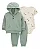Conjunto Carter's - Colete, body e calça - Verde - Imagem 1