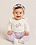Conjunto curto bebê 4 peças: calça, camiseta, faixa e meias | Carter's - Imagem 2