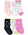 Kit Meias Carter's - 6 Pares - Cano Longo/ Menina - Imagem 1