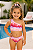 Roupa de banho Carter's, com proteção solar UPF 50+ - Tie Dye/ Rosa - Imagem 1