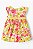 Vestido de Festa Gymboree, manga curta - Rosa/ Amarelo - Imagem 2