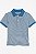 Camisa polo infantil com botões Carter's - Azul/ Listrado - Imagem 1