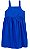 Vestido Infantil Carter’s Azul de Linho com Laço na Cintura - Imagem 1