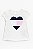 Camiseta Tommy Hilfiger, em algodão - Coração/ Logo - Imagem 1