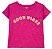 Camiseta Infantil Carter’s – Good Vibes Pink - Imagem 1