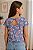 Blusa Infantil OshKosh – Floral Lilás em Moletinho - Imagem 2