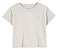 Blusa Infantil OshKosh – Creme Lisa em algodão - Imagem 1