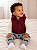 Conjunto Carter’s 3 Peças – Body + Colete com Capuz + Calça Estampada - Imagem 1