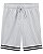 Short Infantil Esportivo Carter’s – Cinza com Detalhe Listrado - Imagem 1